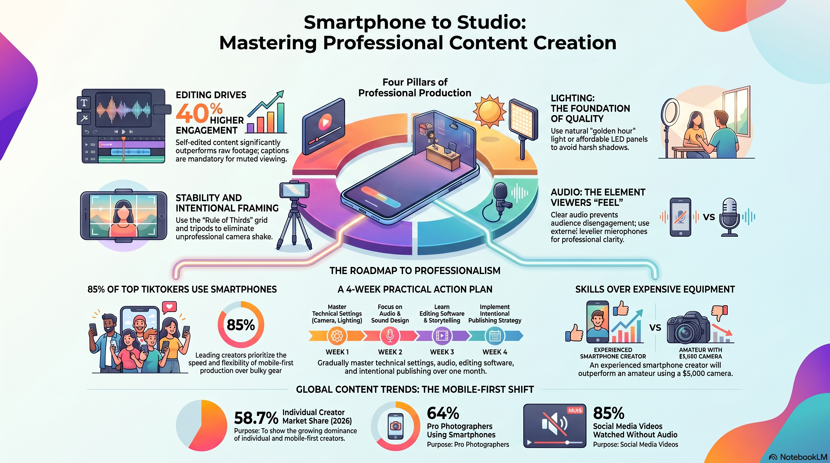 From Smartphone to Studio: Creating Professional Digital Content