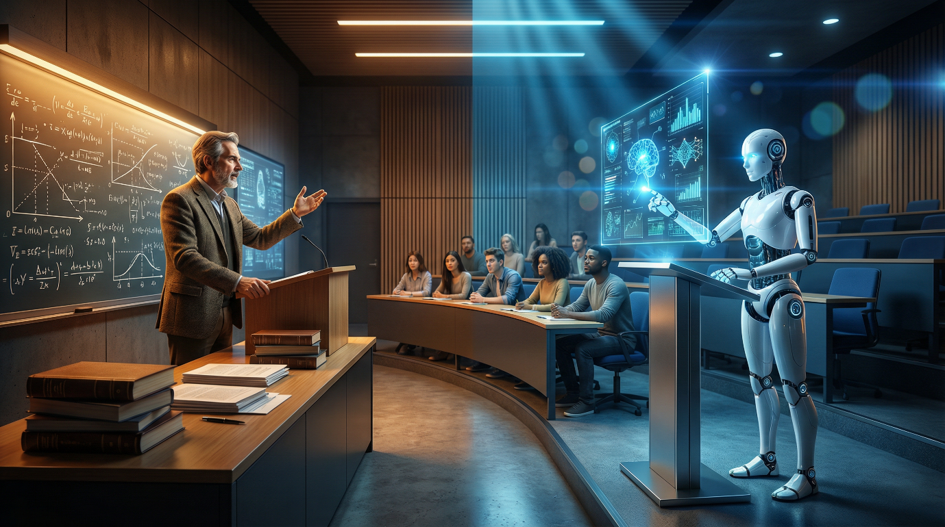 Will AI Replace the Professor? Rethinking the Role of Human Educators in Higher Education