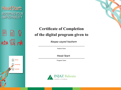INJAZ Head Start Award
