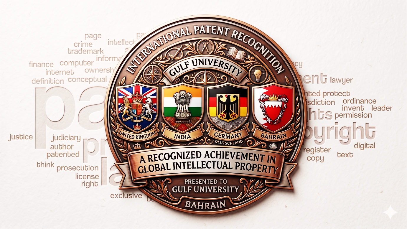 Gulf University Secures Multiple International Patents Across AI, Healthcare, and Smart Agriculture