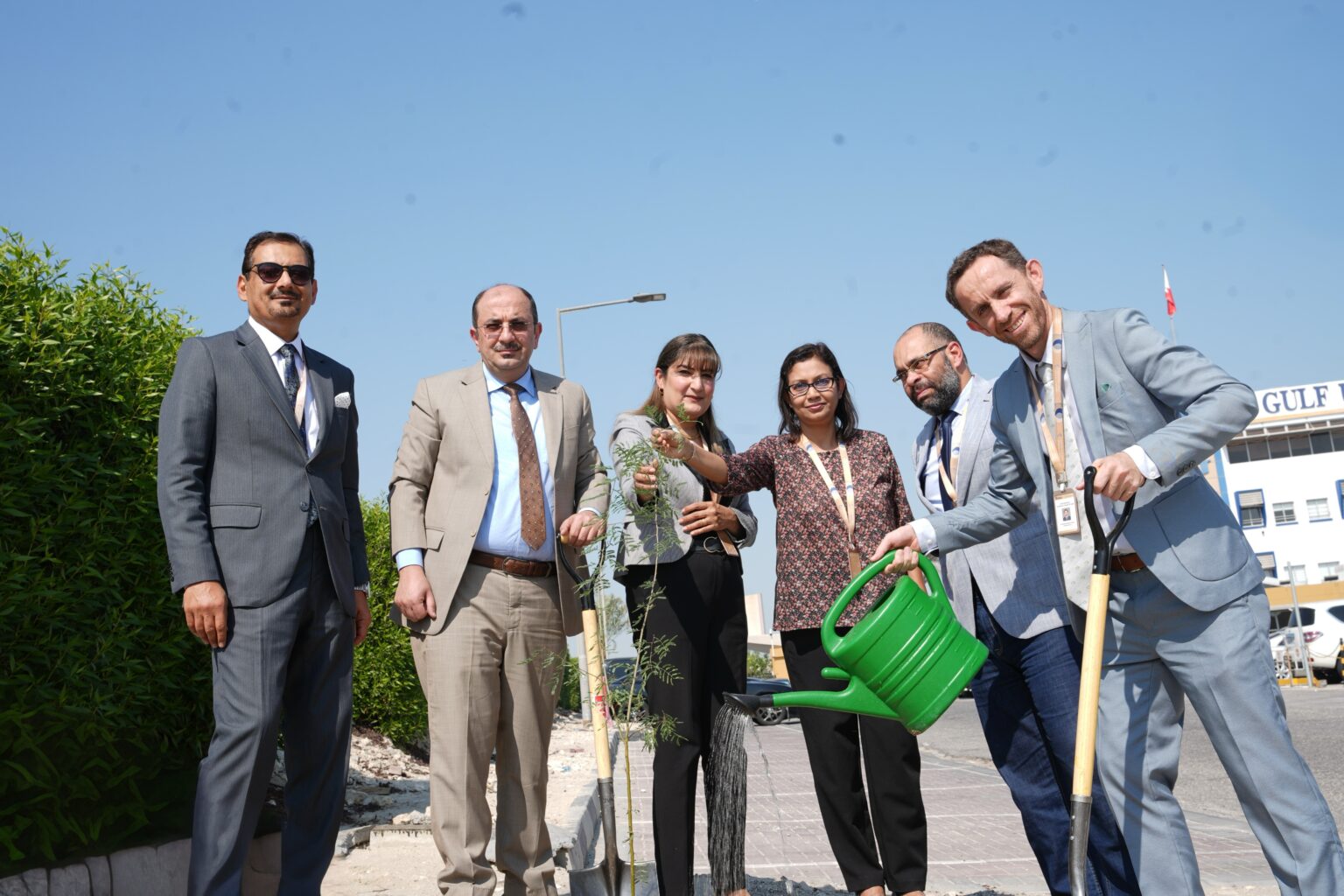 Gulf University advances sustainability with tree-planting initiative aligned with Bahrain’s afforestation strategy