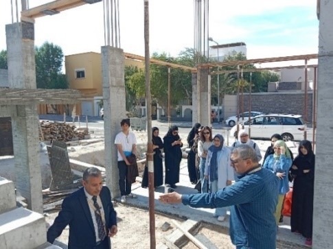 IDE Students Site Visit to Building Under Construction
