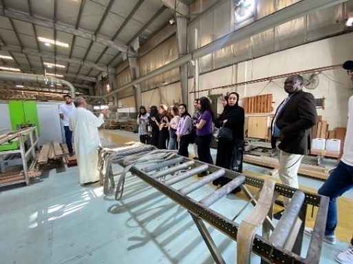 Site Visit to Al Nooh Wood Construction