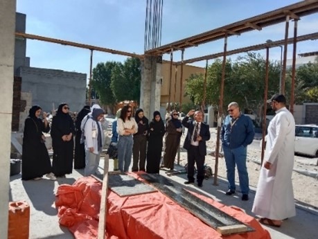 IDE Students Site Visit to Building Under Construction