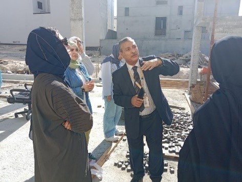 IDE Students Site Visit to Building Under Construction