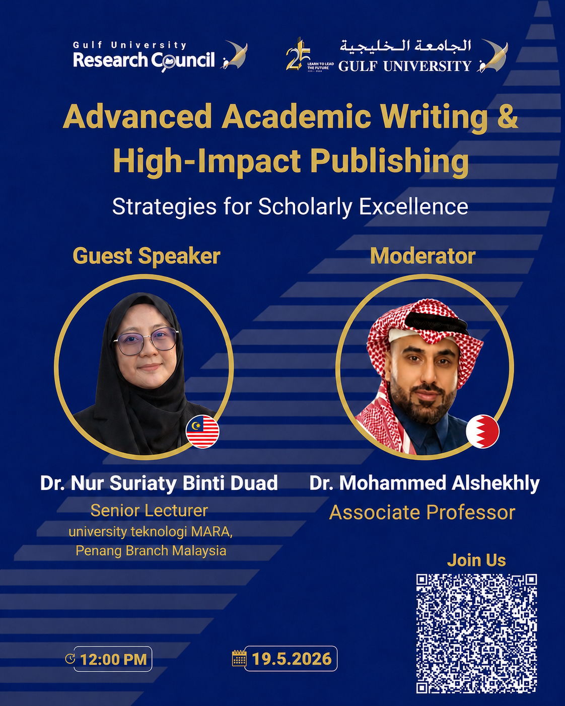 Dr. Nur Suriaty Binti Duad Workshop: Advanced Academic Writing & High-Impact Publishing — Strategies for Scholarly Excellence