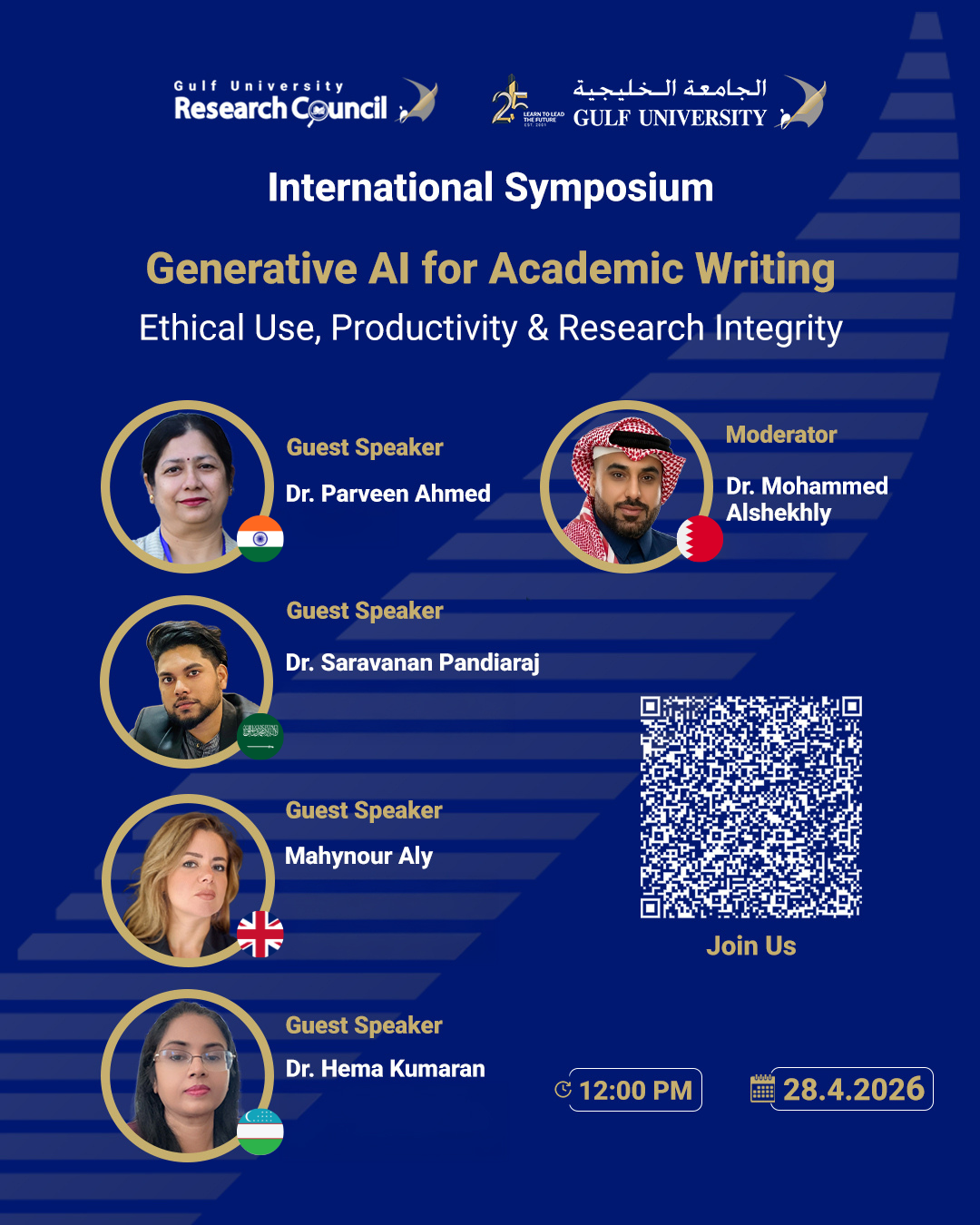 International Symposium: Generative AI for Academic Writing — Ethical Use, Productivity & Research Integrity