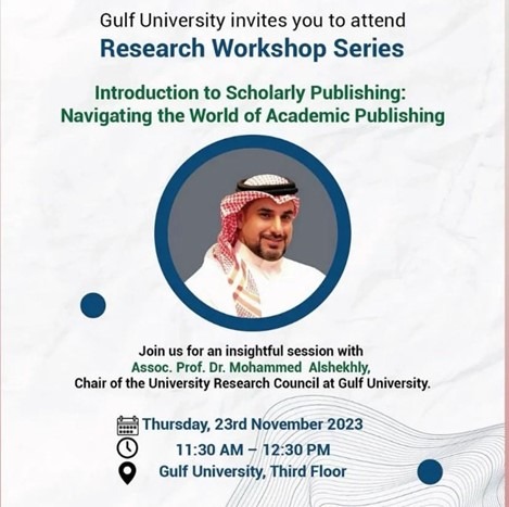 Research Workshop: Introduction to Scholarly Publishing: Navigating the World of Academic Publishing
